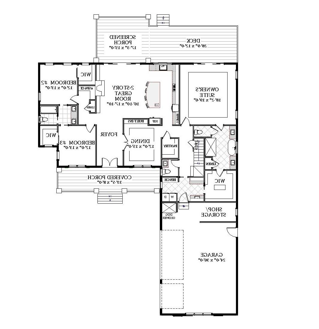 1st Floor image of Wellspring House Plan